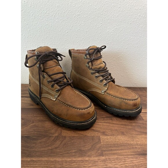 Jesse James Industrial Workwear Boots 2554559  Leather Men’s Size 7.5 Waterproof - Picture 1 of 10